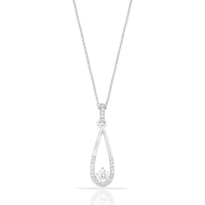 Silver Drop  Pendant