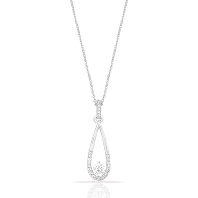 Silver Drop  Pendant