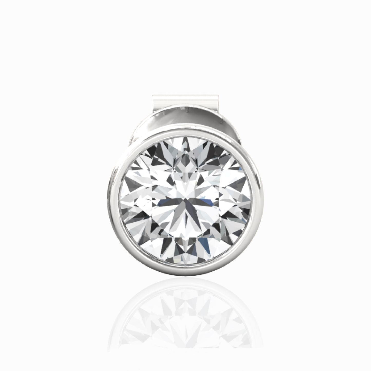 solitaire studs for men