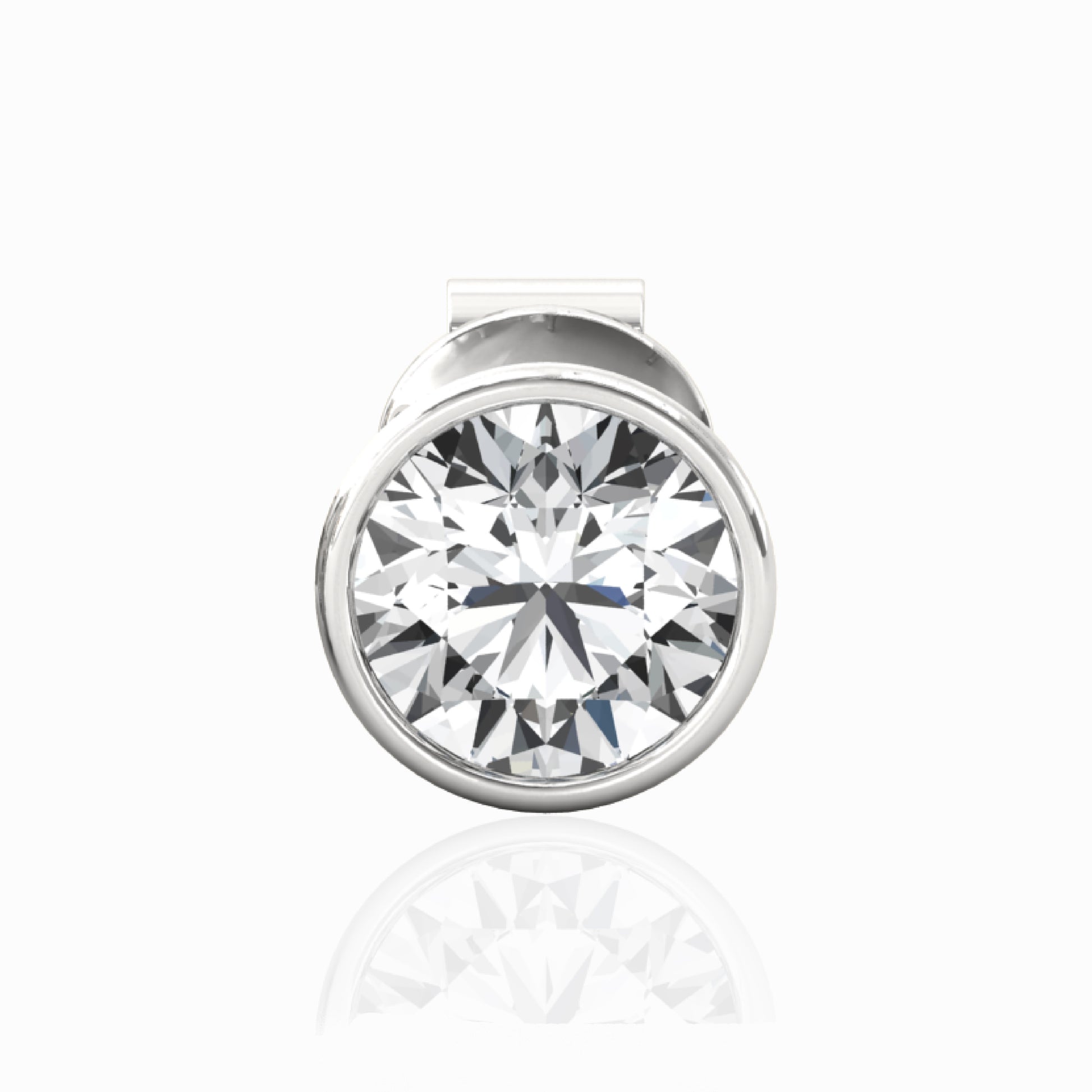 solitaire studs for men