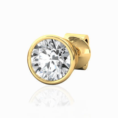 bezel men studs for men - zevar amaze