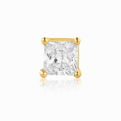 front view of solitaire stud