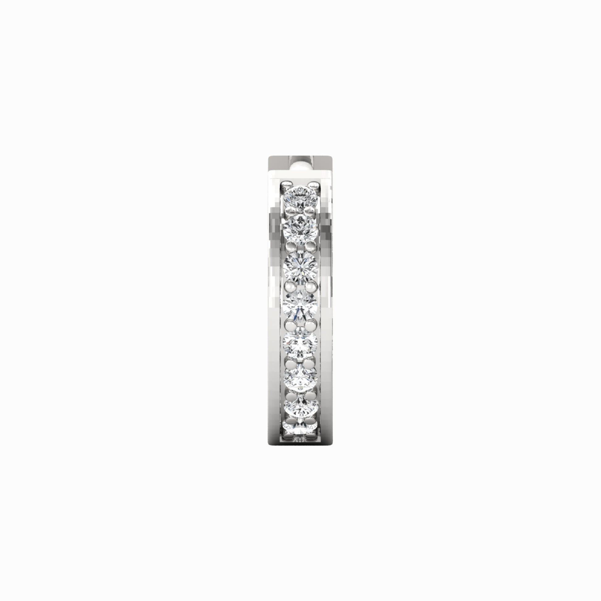 Hoop Earrings For Men front view - zevar amaze