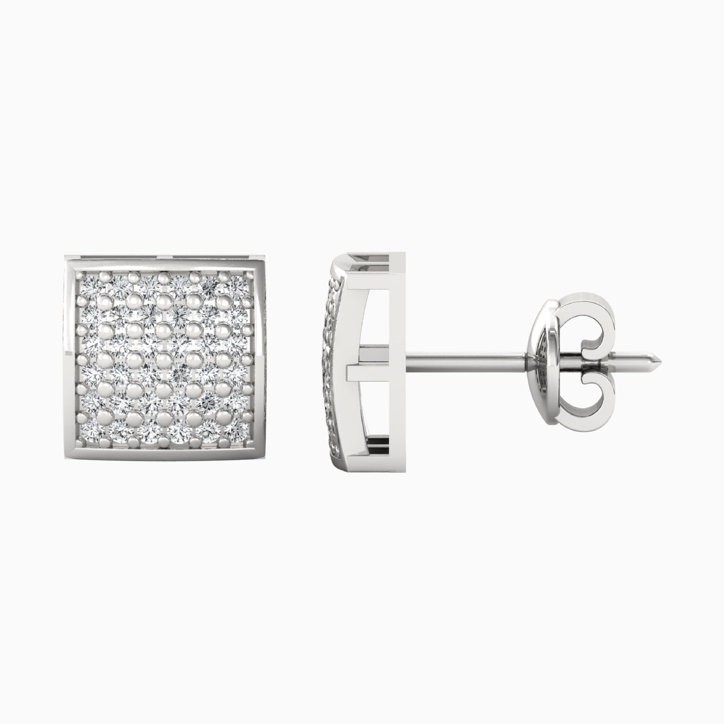 silver studs for men from Zevar Amaze