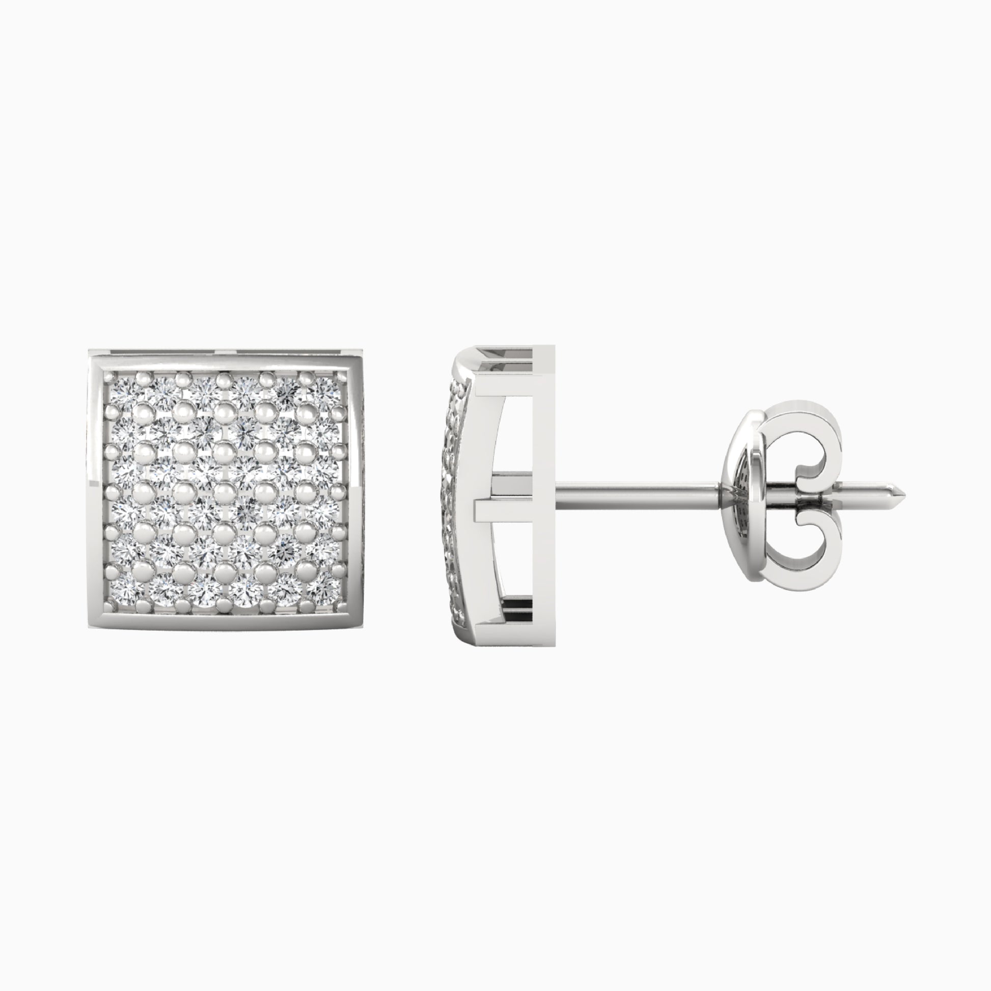 silver studs for men from Zevar Amaze