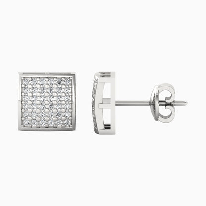 silver studs for men from Zevar Amaze