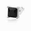 Black Square Silver Stud for Men (1 PC ONLY)
