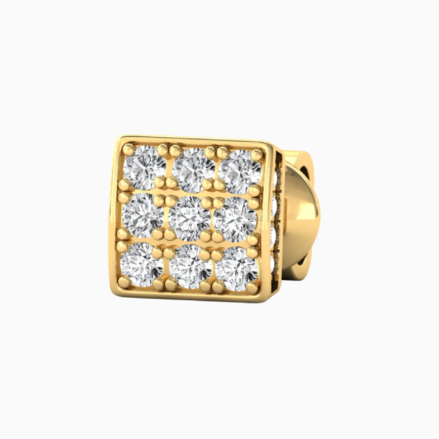 yellow men earring