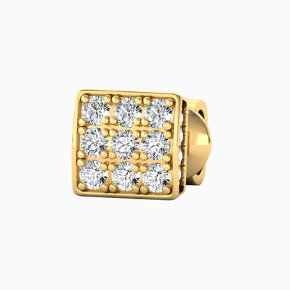 yellow men earring