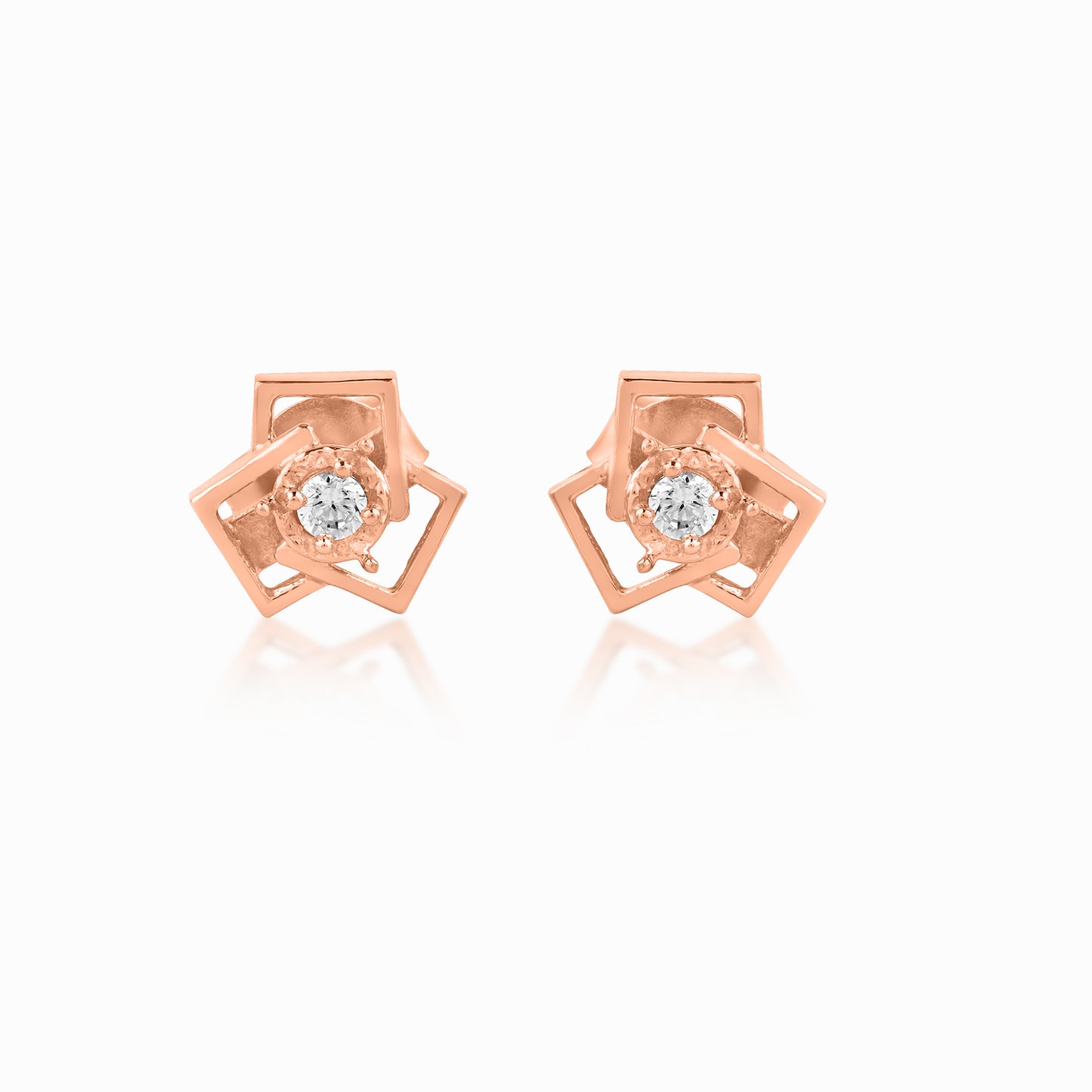 Rose Gold Bling Pendant Set